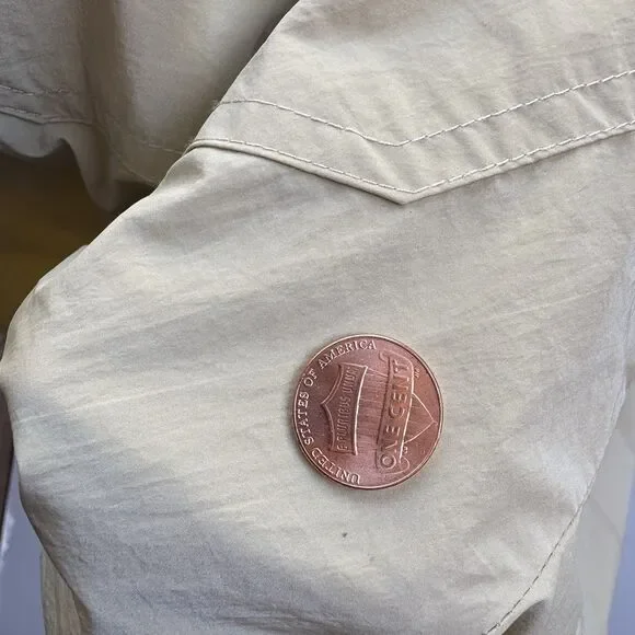 Tibi Women Small Powder Nylon Pull On High Rise Cargo Wilt Jogger Elastic Waist - Picture 13 of 13